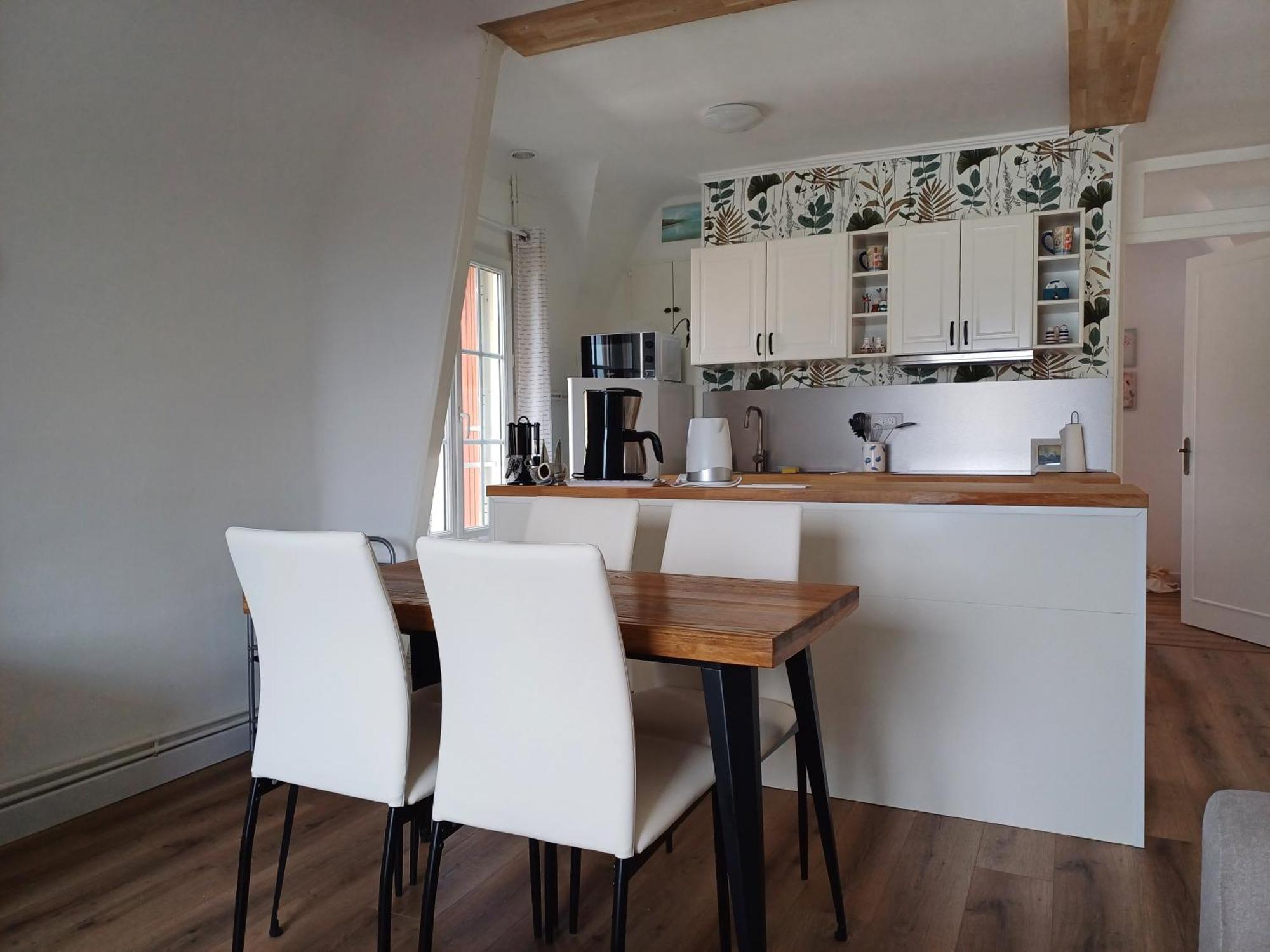 Au Gre Des Marees 2 Appartement Face A La Mer 2Eme Etage Ault Bagian luar foto