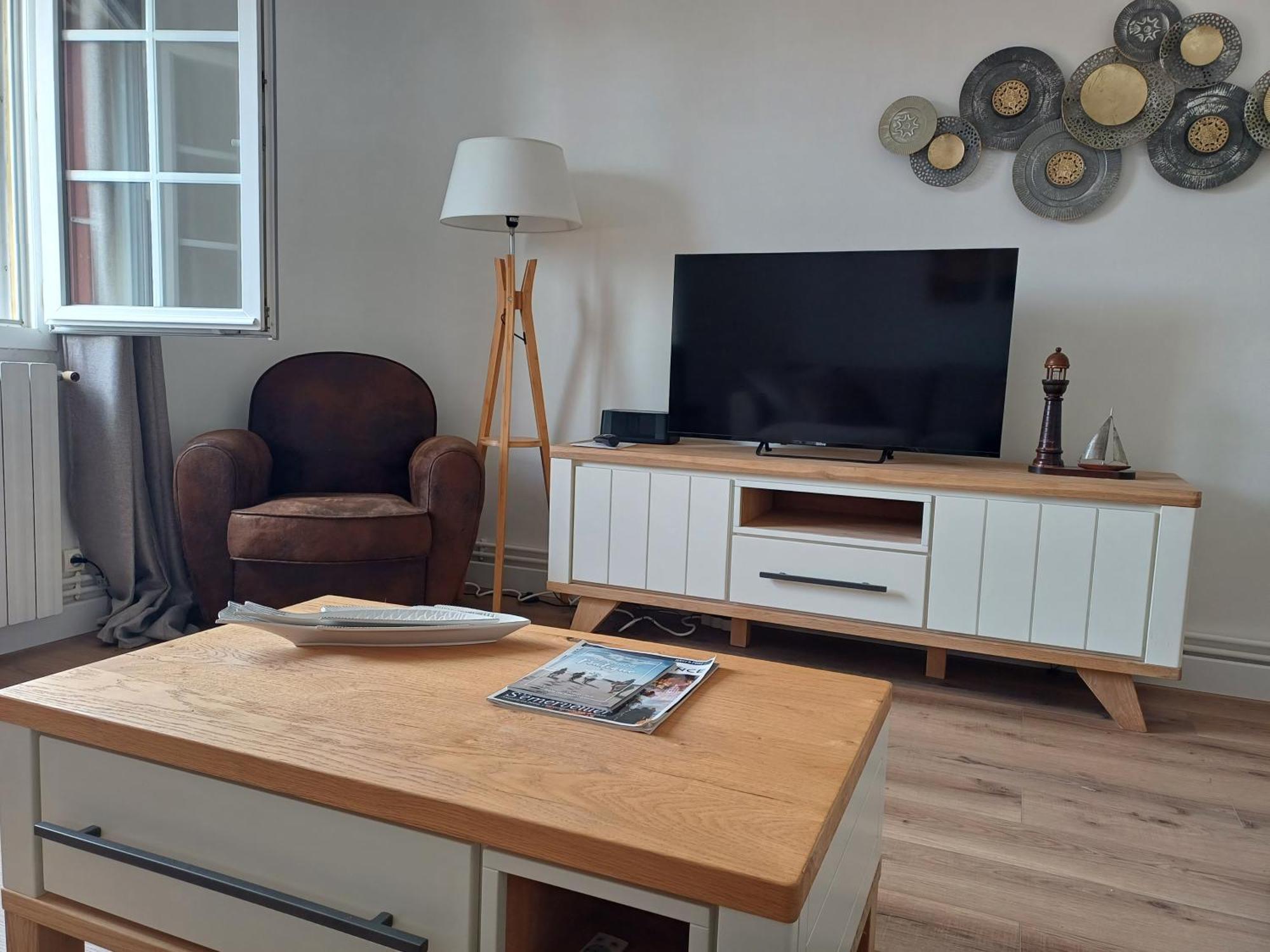 Au Gre Des Marees 2 Appartement Face A La Mer 2Eme Etage Ault Bagian luar foto